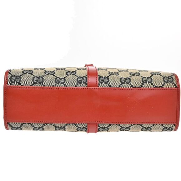 Gucci Vintage Jackie Handbag Canvas Black Canvas Handbag (Pre-Owned) - Picture 11 of 15